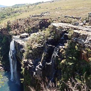 waterfall in the panorama route